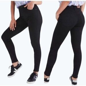 Madewell Curvy High-Rise Skinny Women's Black Jeans Size 24